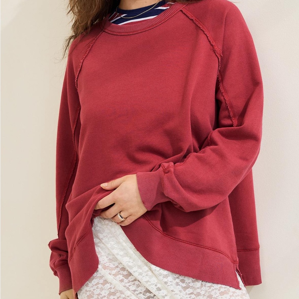 AerieRed Crewneck Sweatshirt